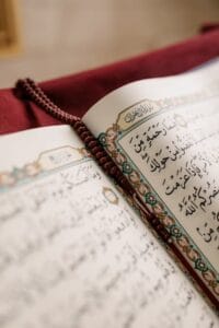 Close-Up of a Holy Quran
